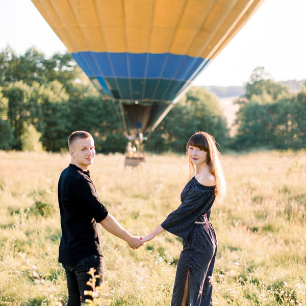 Cerere in casatorie intr-un balon cu aer cald