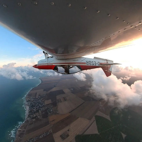 Zbor acrobatic cu avionul in Constanta