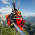 Tandem paragliding flight for a couple, with filming and photos