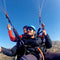 Tandem paragliding flight for a couple, with filming and photos