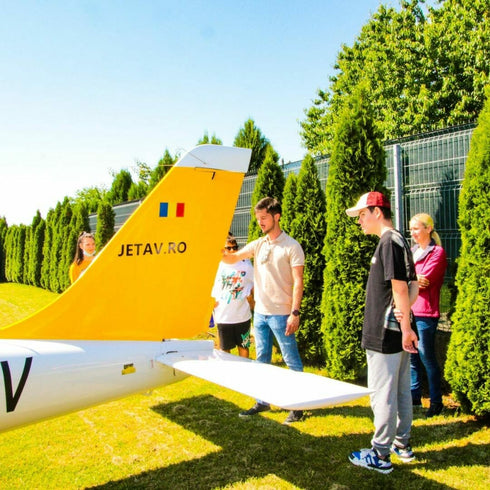 Airplane pilot for a day in Bucharest