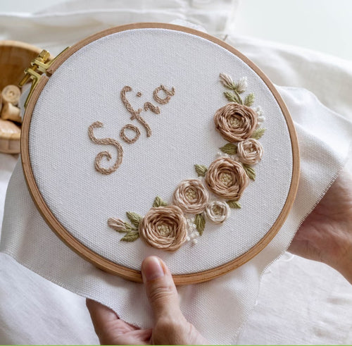 Online Embroidery Workshop - Complete Course for Beginners