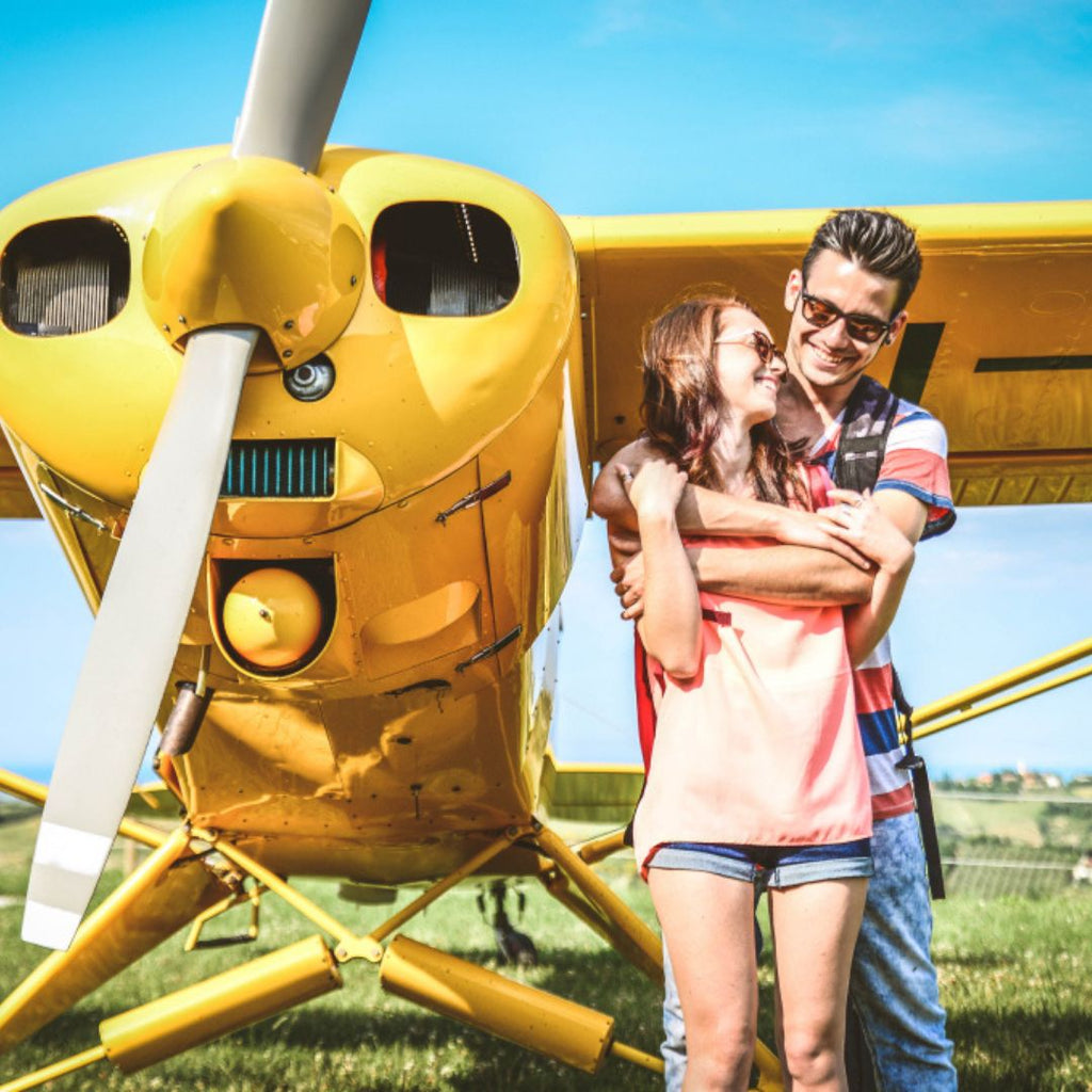 Marriage proposal on the plane