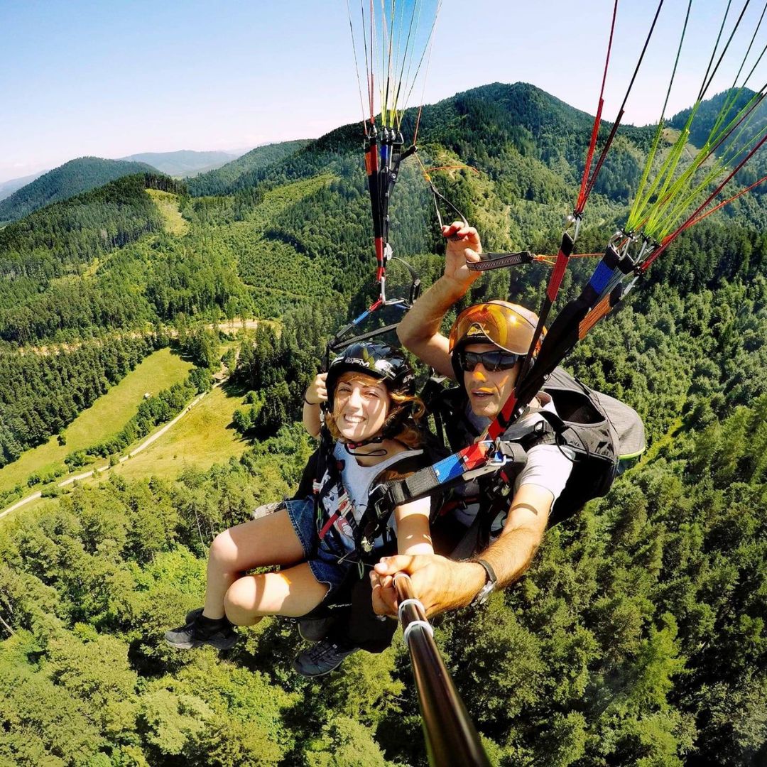Parapanta Brasov "Family" - zbor in tandem simultan