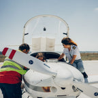 Pilot de avion pentru o ora la mare