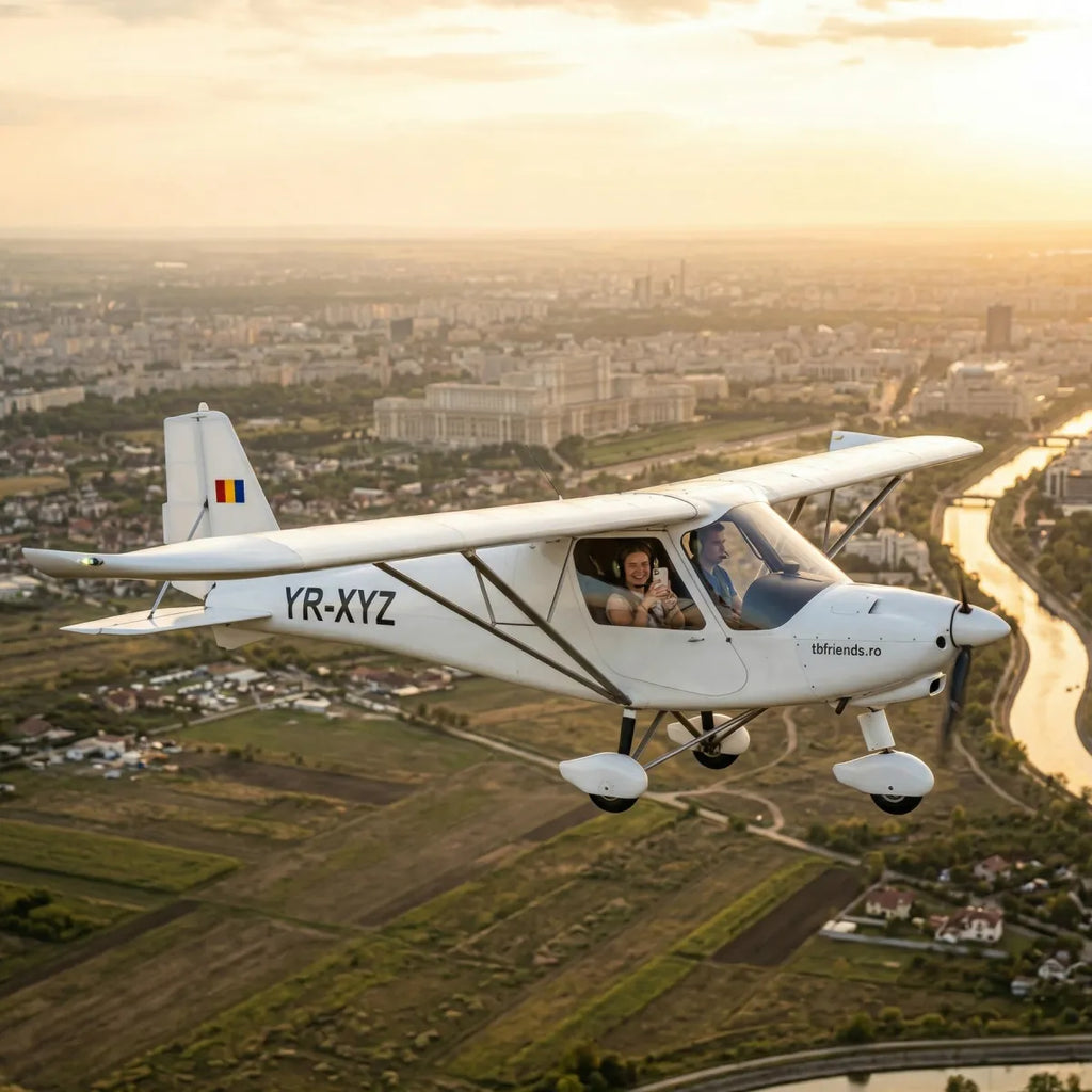 Scenic Flight near Bucharest - Panoramic Experience with Ikarus C42