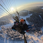 Extended Paragliding Flight Postavaru, 35 minutes - Airborne Adventure
