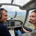 Introduction flight in ultralight aircraft near Bucharest - Pilot Ikarus C42