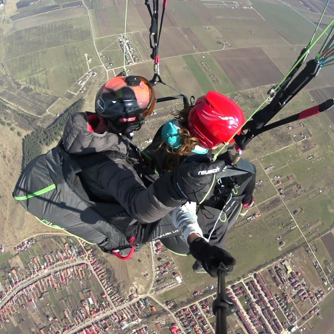 Tandem Paragliding Flight - HD Filming Experience Brasov