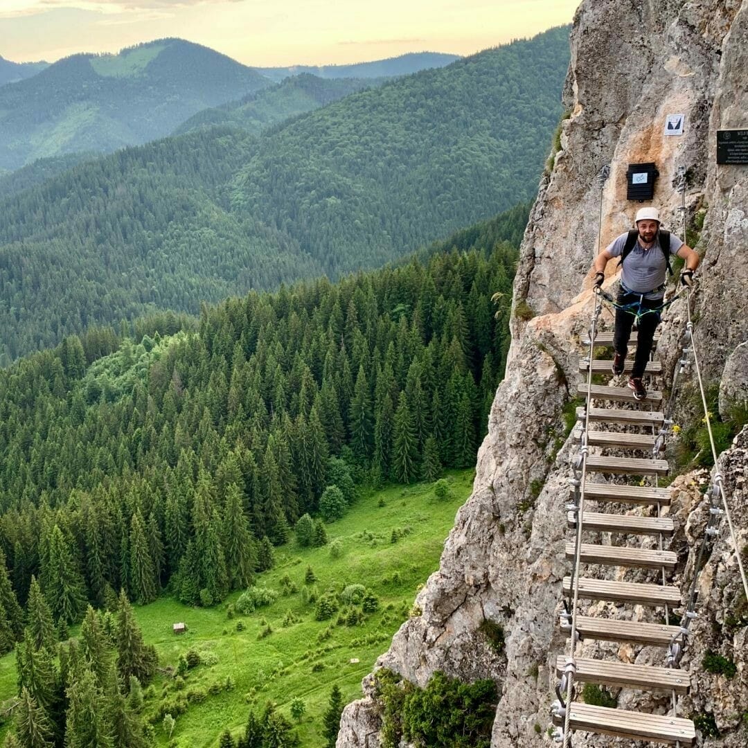 Via ferrata tours in the Cheile Bicazului