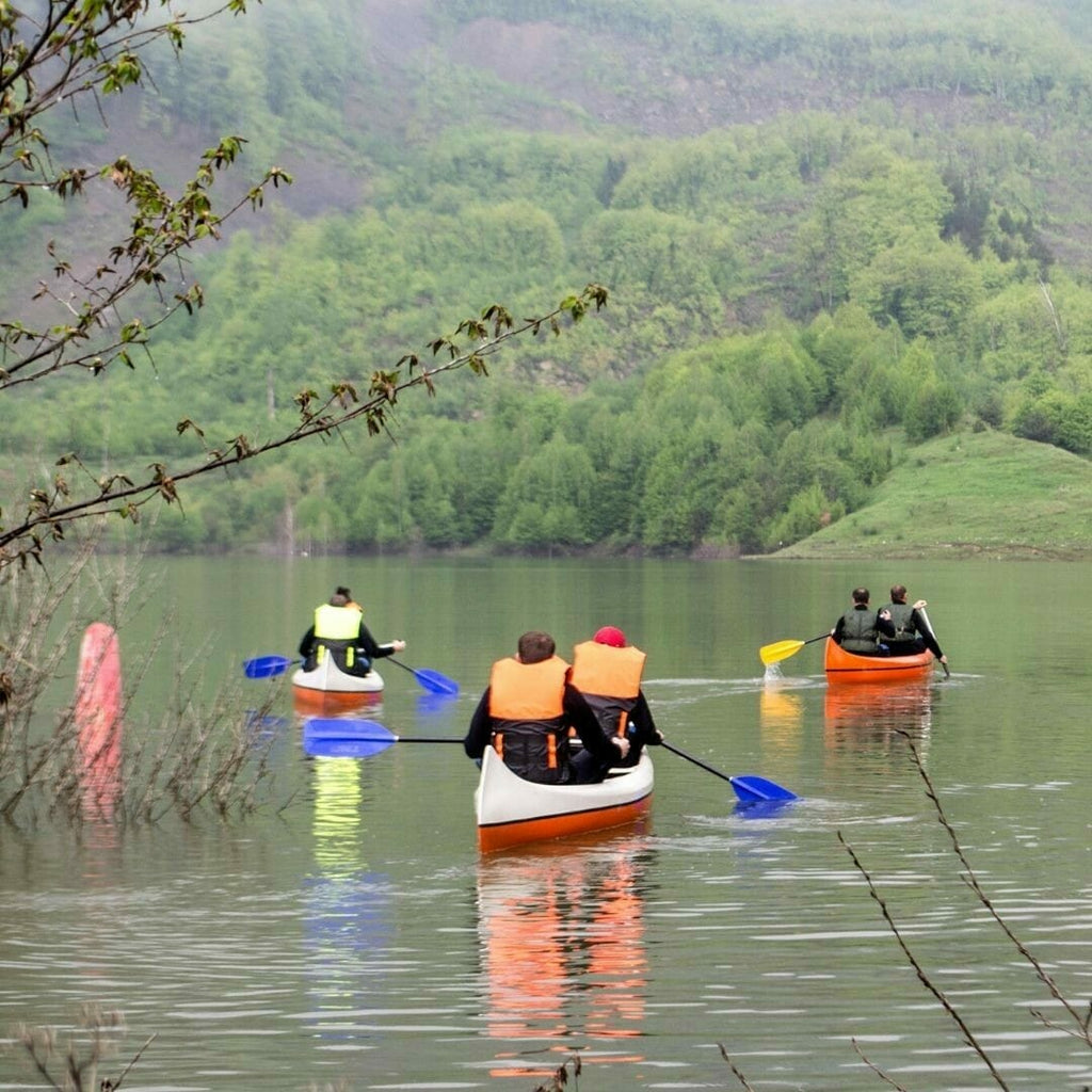 Canoeing in the mountains