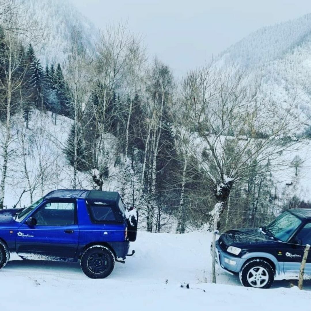 Off-road in Bran
