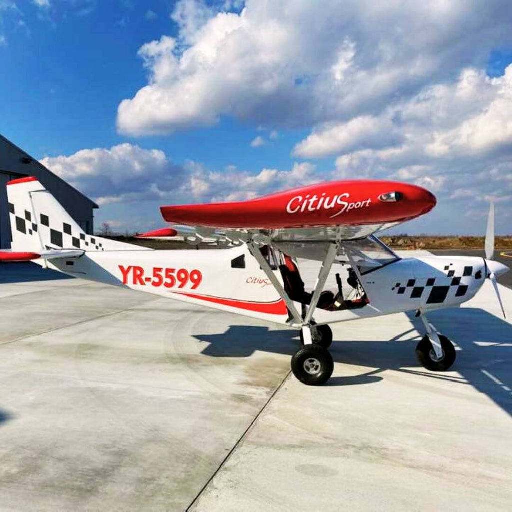 I fly by plane to Transfagarasan